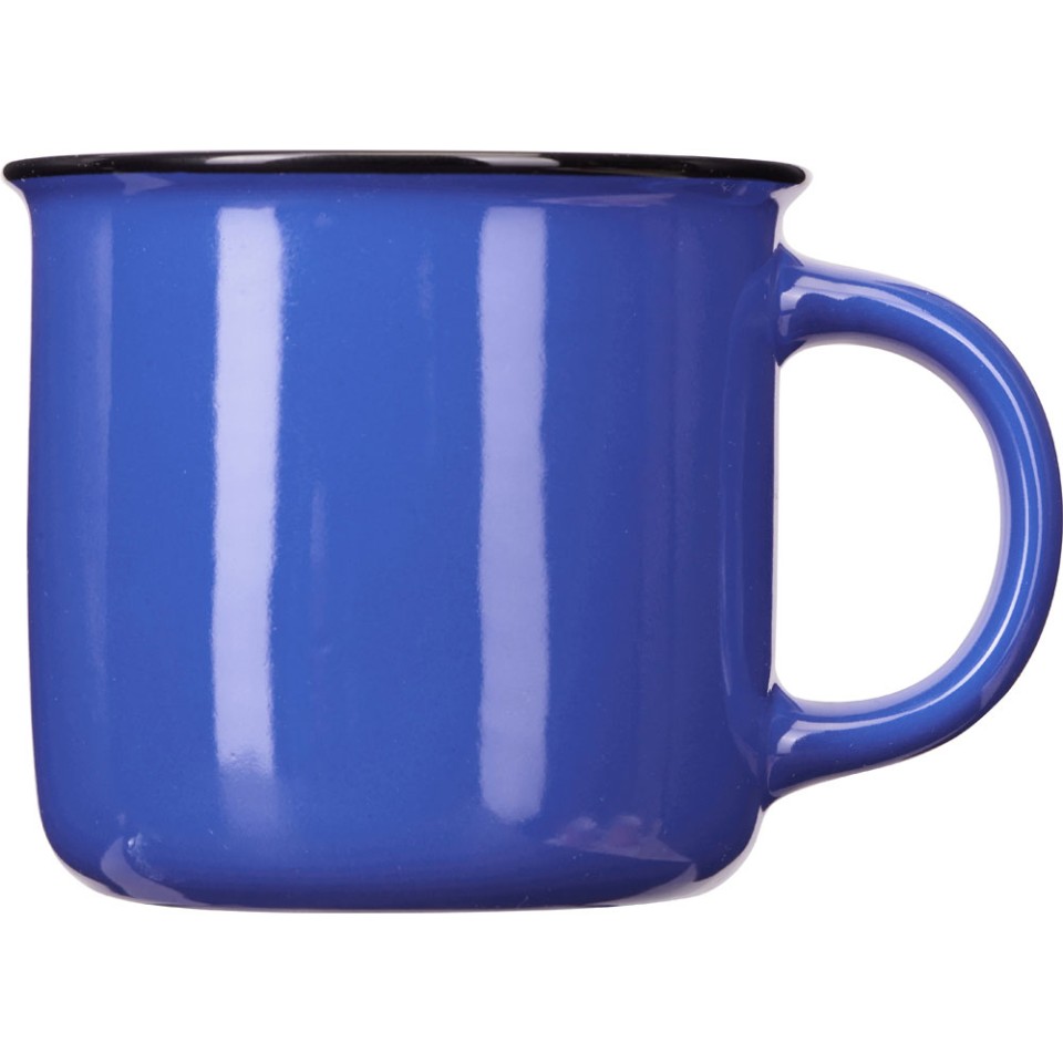 Кружка с каймой "Countryside M", синий 410ml