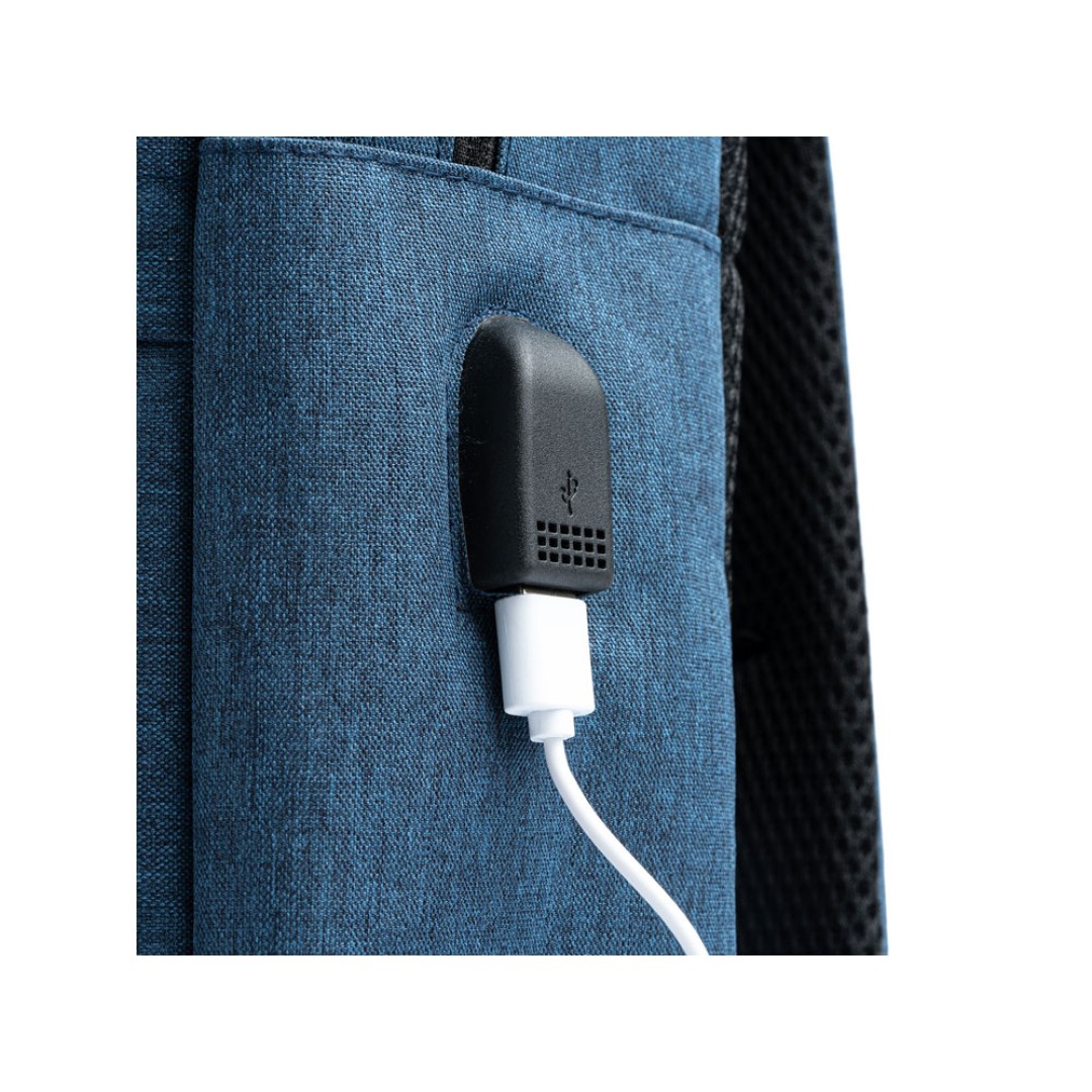 Рюкзак GREGOR из переработанного полиэстера RPET 600D, королевский синий