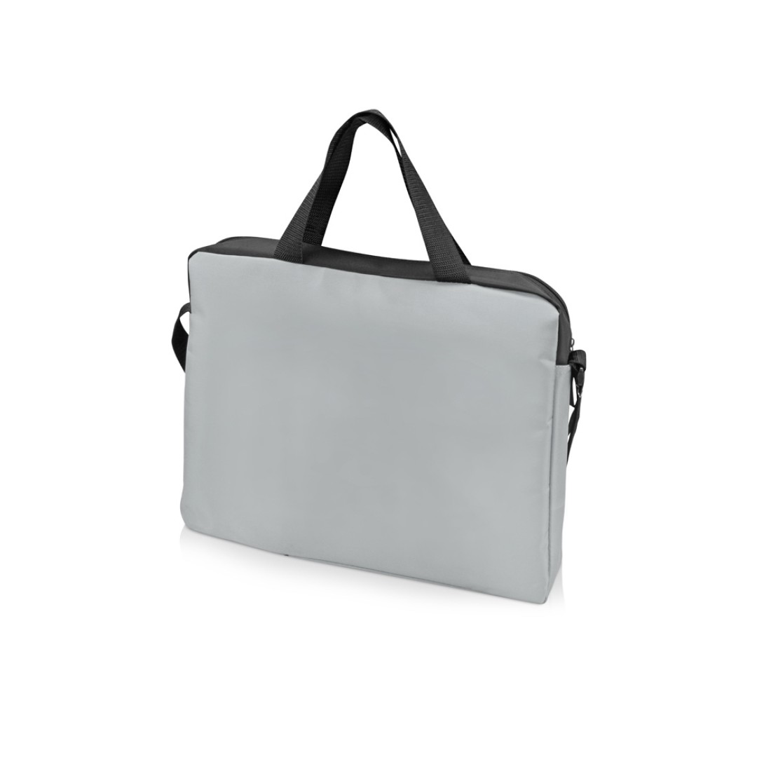 Конференц сумка для документов "Congress", серый/черный (P)