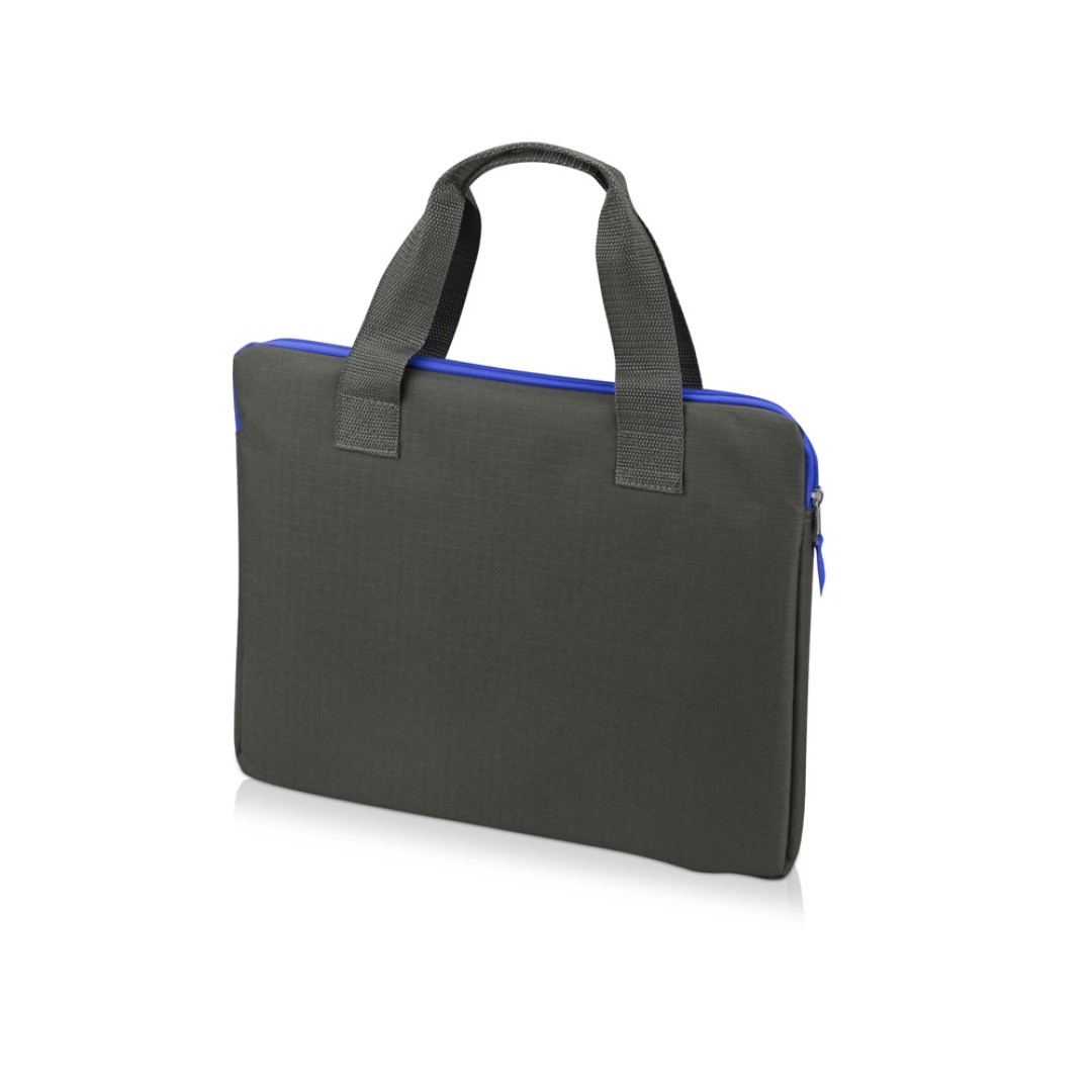 Конференц сумка "Session", серый/синий