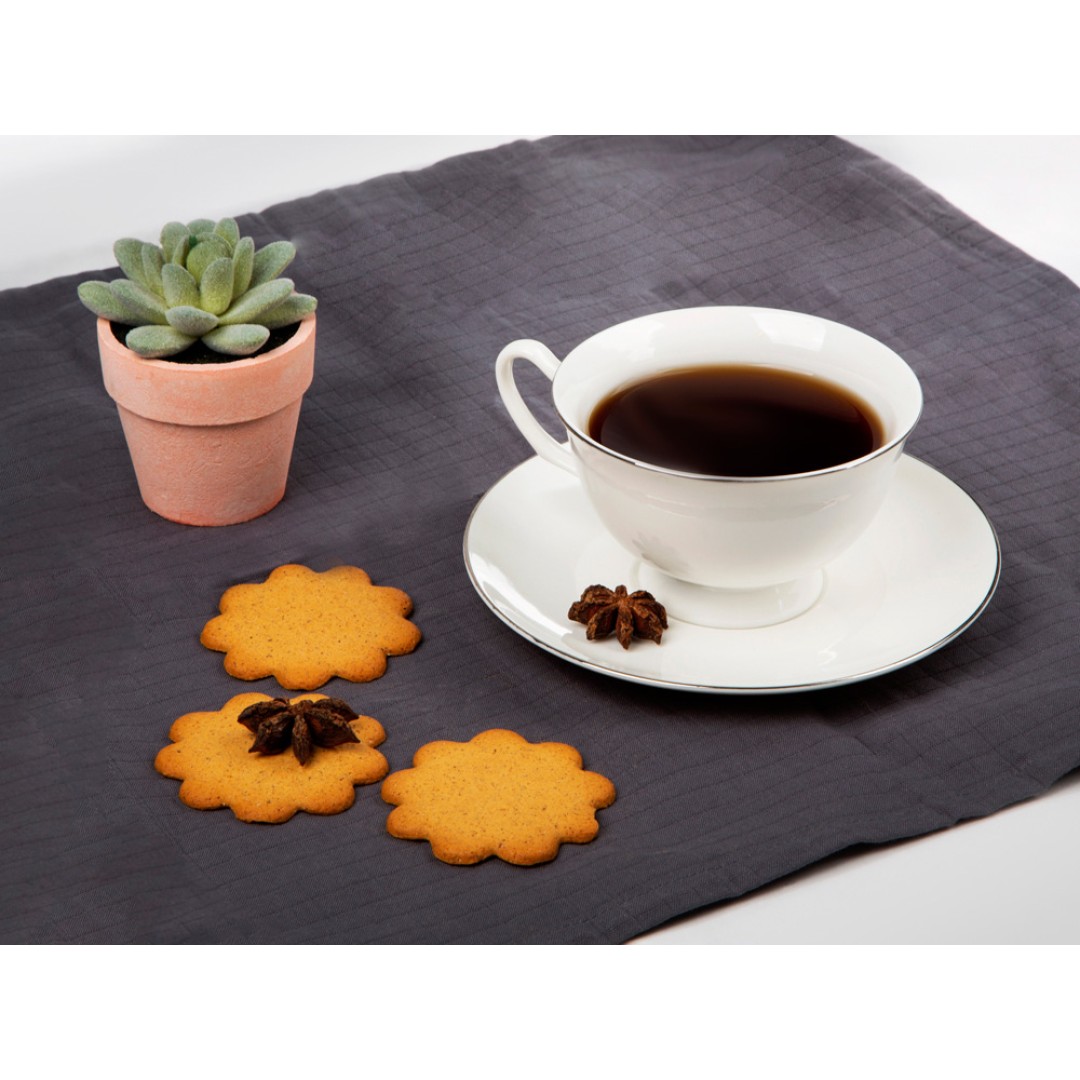 Чайная пара с серебрянной каймой, 200мл