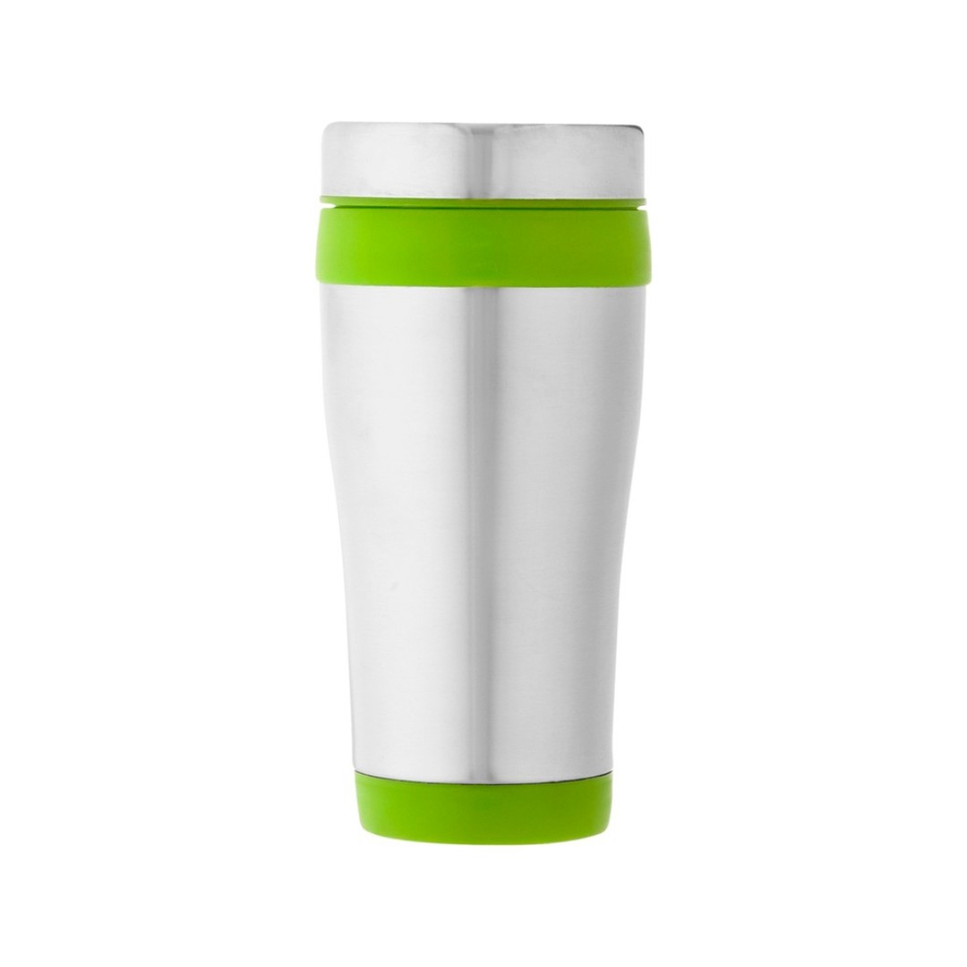 Термостакан Elwood c изоляцией, серебристый/лайм
