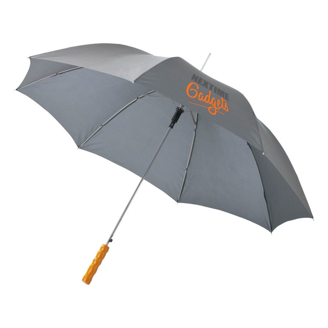 Зонт-трость "Lisa" полуавтомат 23", серый