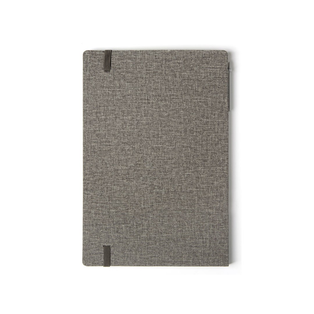 Блокнот с ручкой и набором стикеров А5 "Write and stick", серый