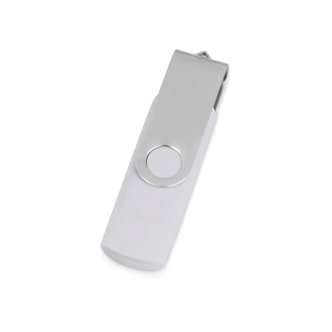 USB/micro USB-флешка 2.0 на 16 Гб «Квебек OTG», белый