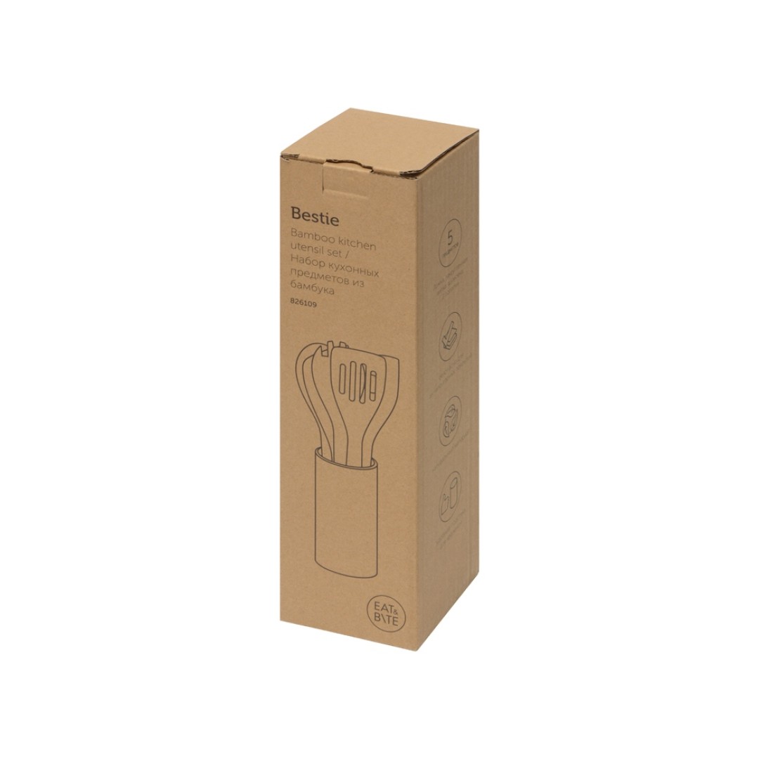 Набор кухонных принадлежностей из бамбука 6в1 «Bestie»