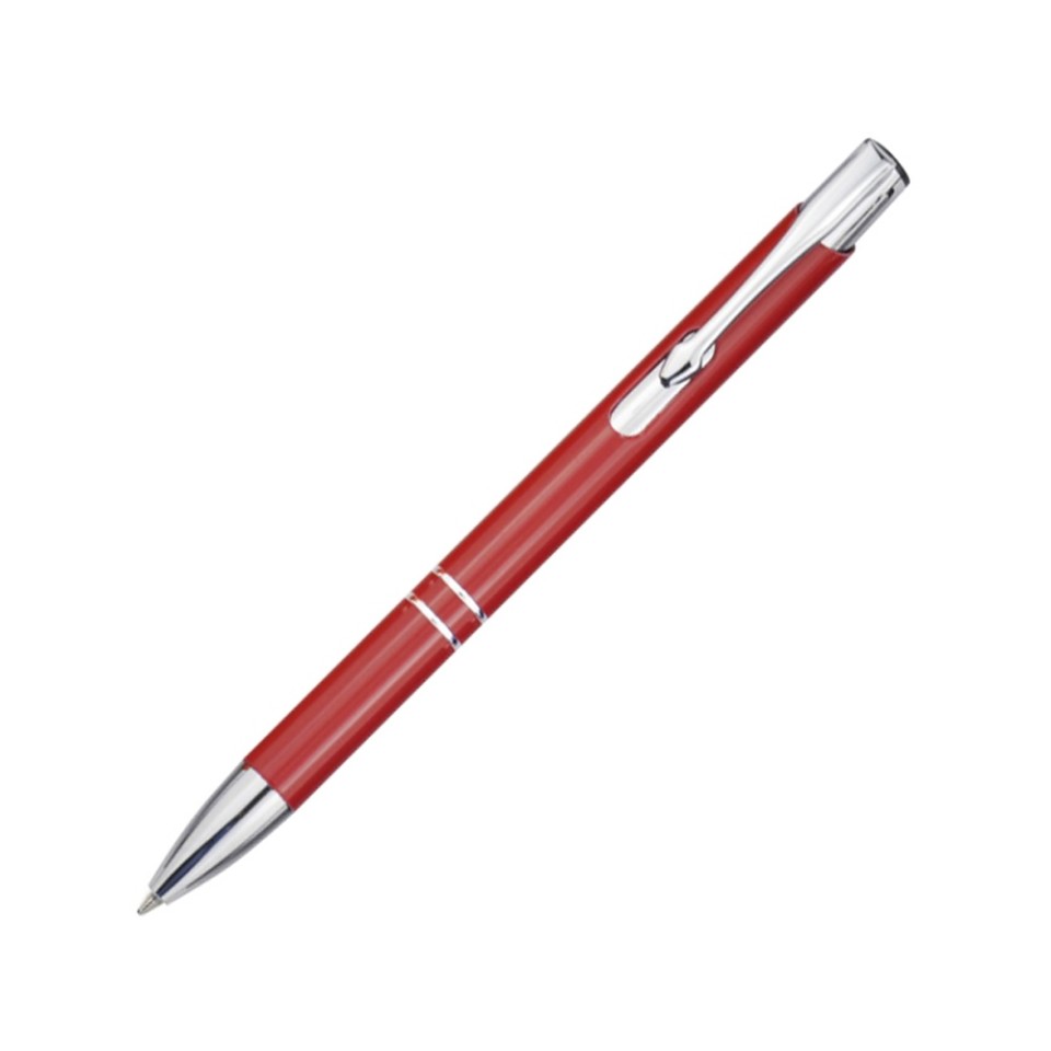 Шариковая ручка Moneta из переработанного алюминия - Красный