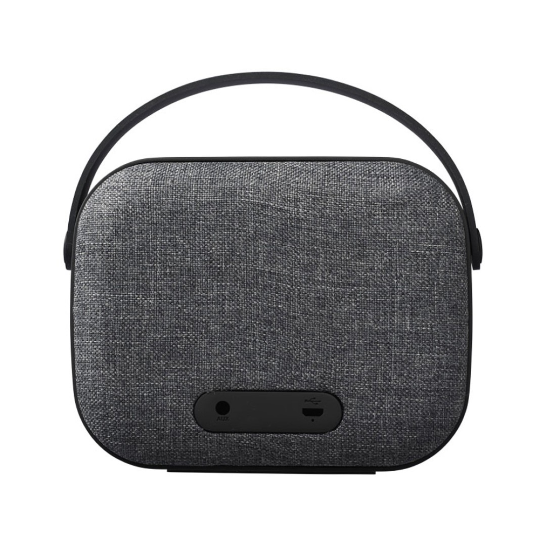 Динамик Bluetooth с тканым материалом, черный
