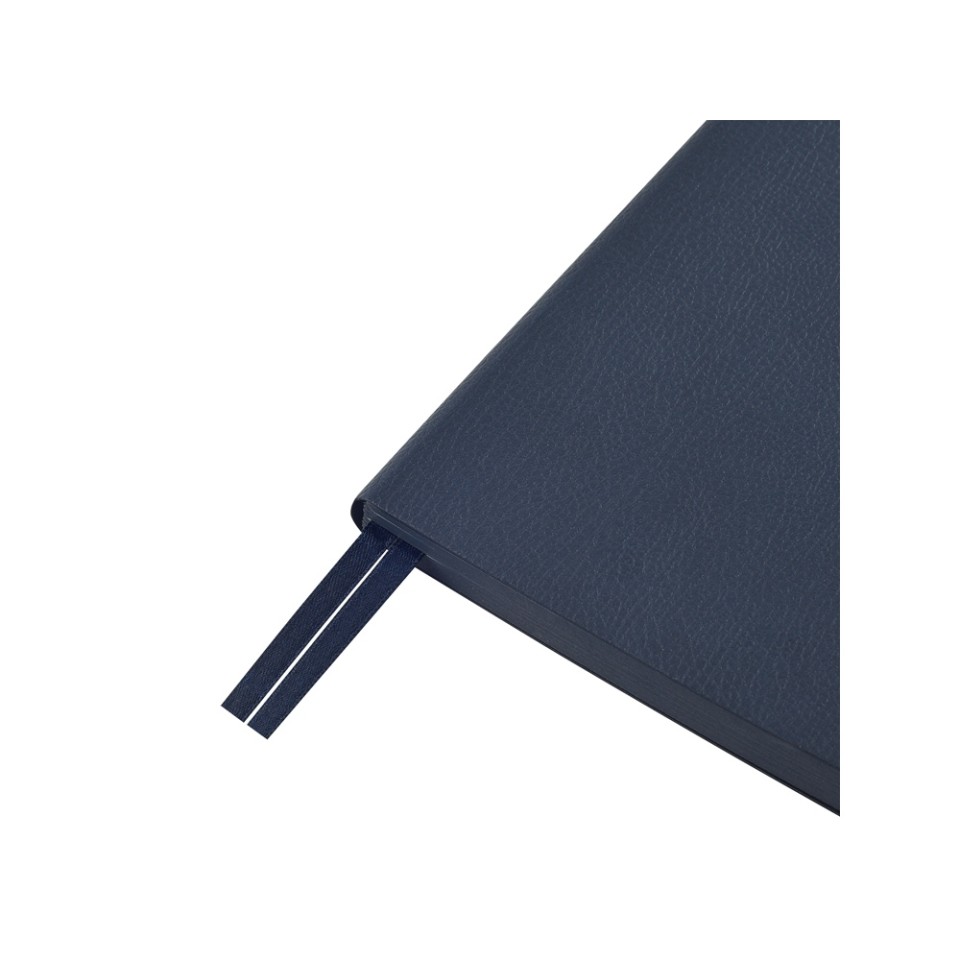 Ежедневник недатированный А5 "Megapolis Nappa Flex", темно-синий navy