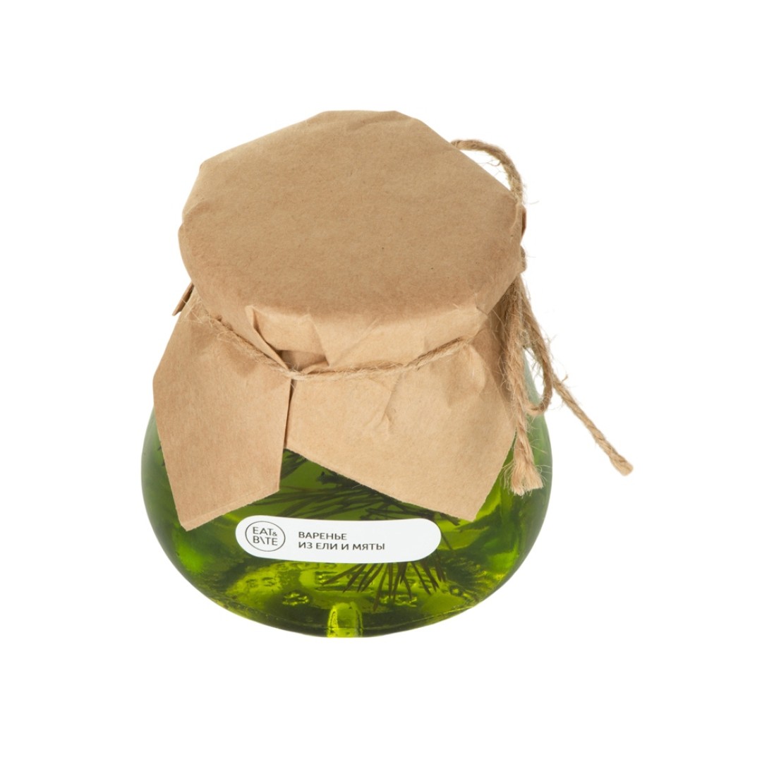 Сувенирный набор "Варенье из ели и мяты в подарочной обертке" 325 г