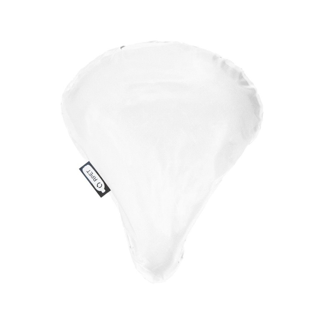 Водонепроницаемый чехол для велосипедного седла из переработанного ПЭТ Jesse, белый