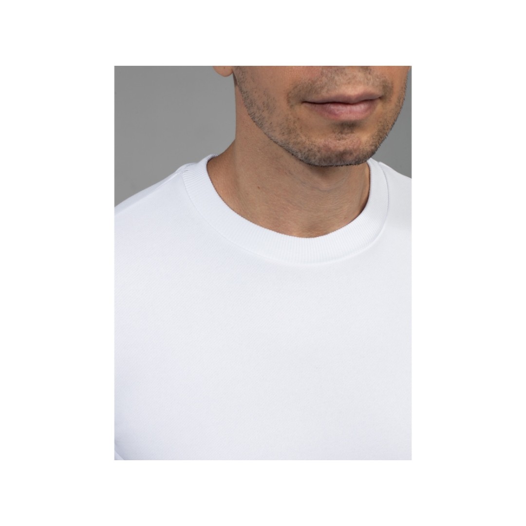 Толстовка втачной рукав. Модель 1 (Футер петлевой) (Размер 50-182, Цвет Белый)