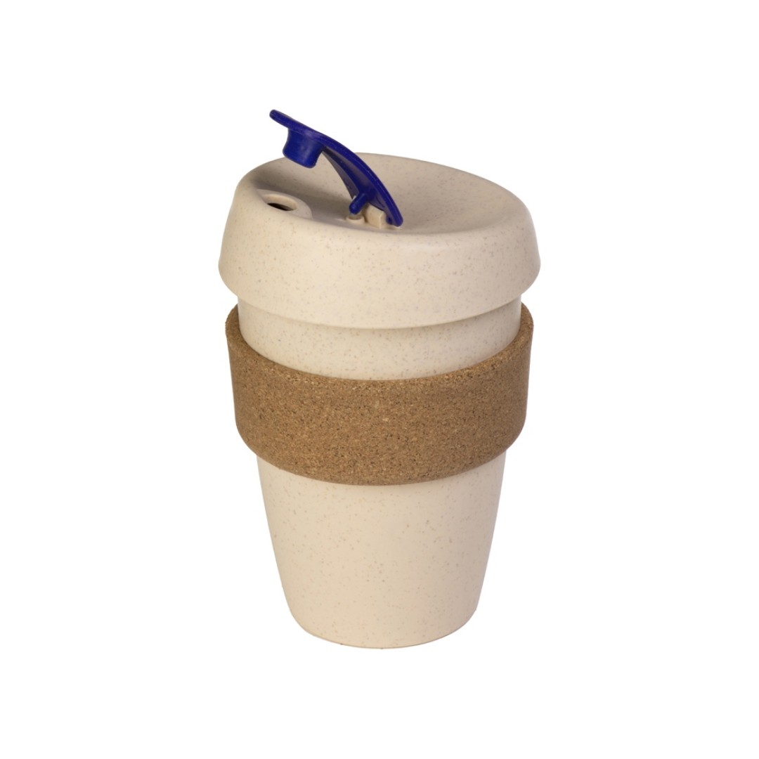 Стакан из пшеничного волокна с двойными стенками "Pino", синий