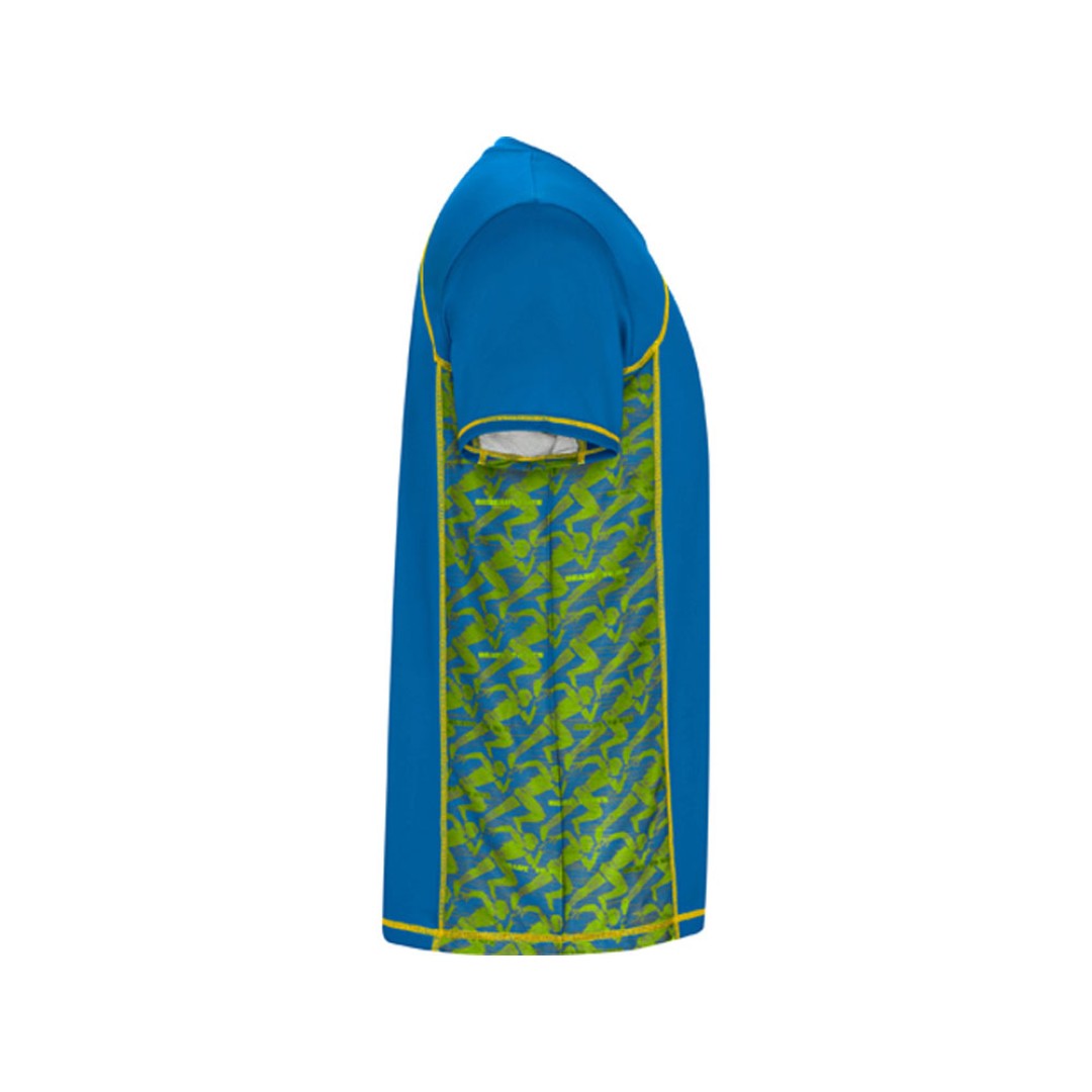 Спортивная футболка "Sochi" мужская, принтованый королевский синий