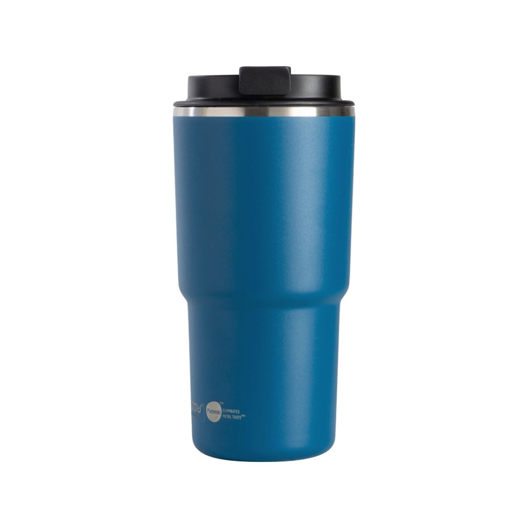 Вакуумная термокружка с  керамическим покрытием «Pick-Up», 650 мл, синий