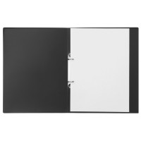 Папка пластиковая с 2 кольцами, черный