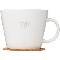 Набор чашек с костерами «Hartley», белый