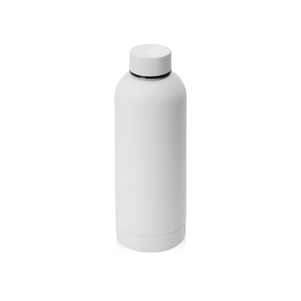 Вакуумная термобутылка "Cask" Waterline, soft touch, 500 мл, белый (Р)