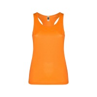 Топ спортивный "Shura" женский, неоновый оранжевый