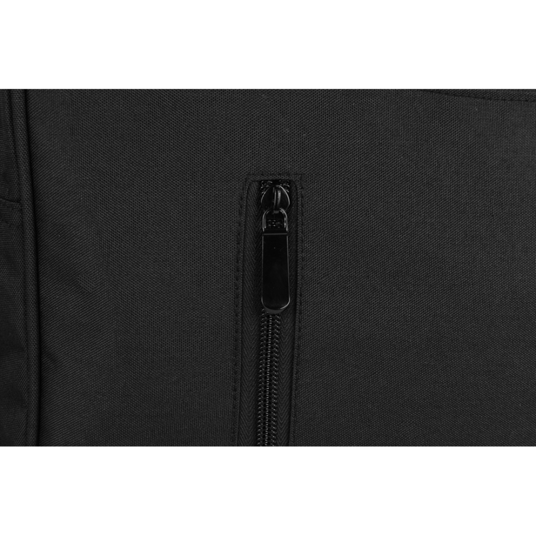 Сумка для ноутбука Wing с вертикальным наружным карманом, черный