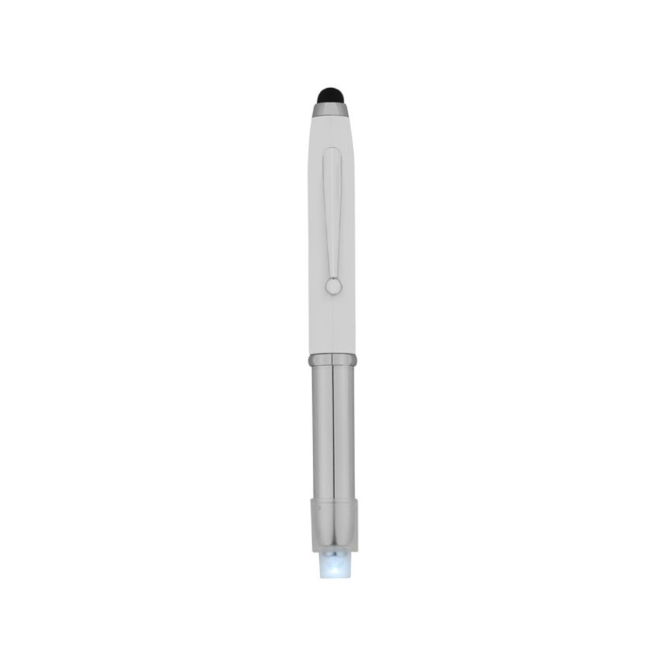 Ручка-стилус шариковая "Xenon", белый, синие чернила