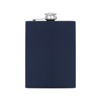 Фляжка 240 мл Remarque soft touch, 304 сталь, синий