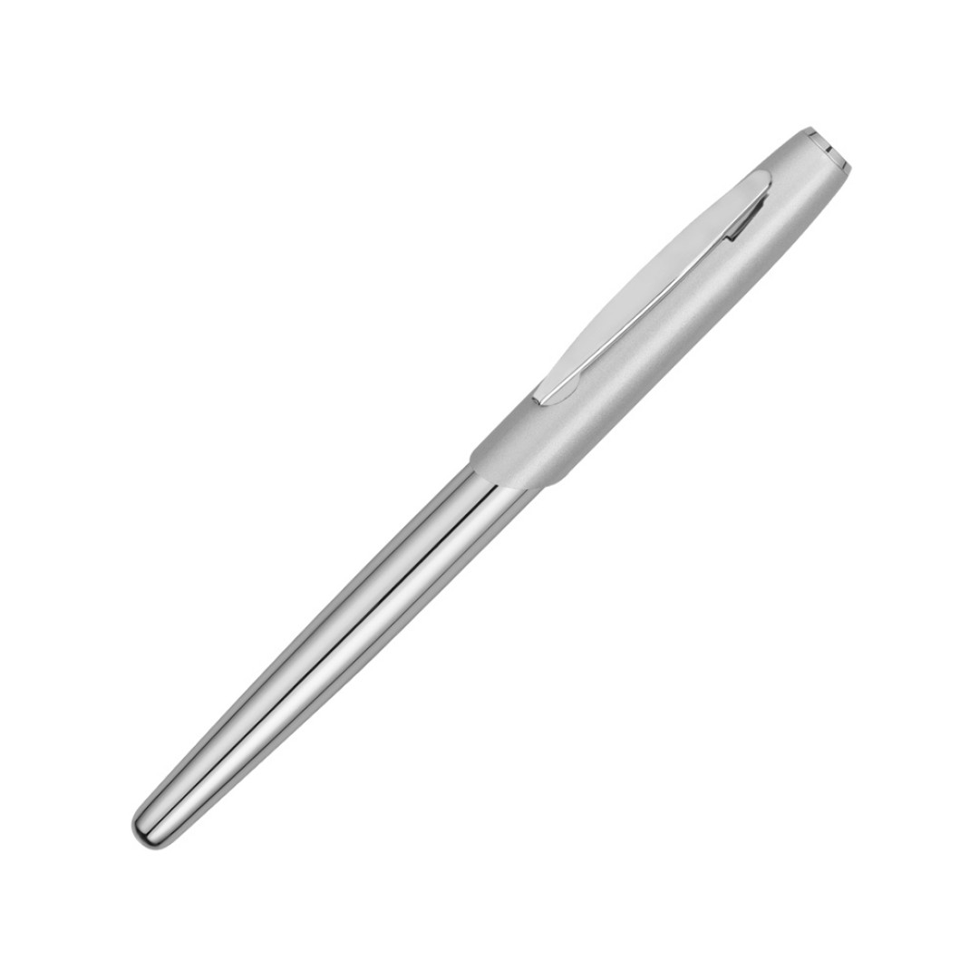 Ручка роллер "Roma", серебристый, черные чернила