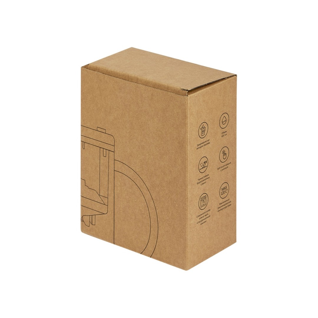 Стеклянный заварочный чайник "Gunfu", 600 мл (Р)