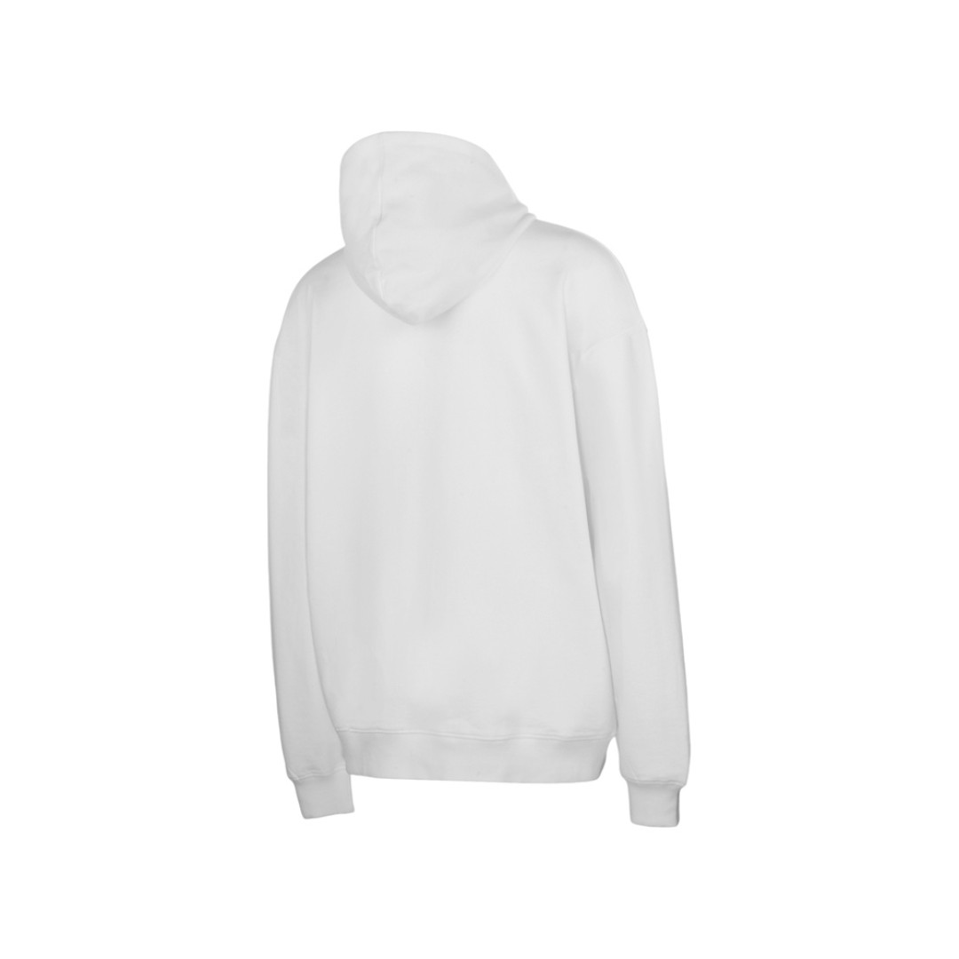 Толстовка оверсайз с капюшоном на молнии «Monaco», белый