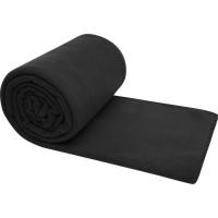 Huggy флисовое одеяло 220x250 см - сплошной черный