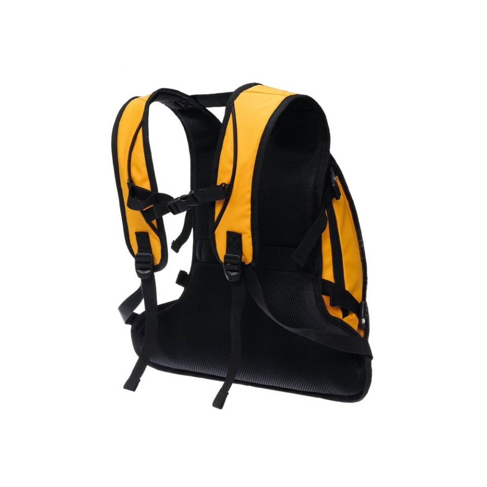 Рюкзак TORBER MOBI, желтый, полиэстер 900D с PU покрытием, 45 х 32 х 20 см