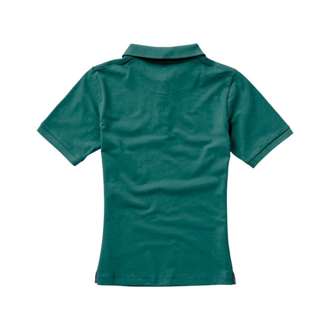 Calgary женская футболка-поло с коротким рукавом, изумрудный