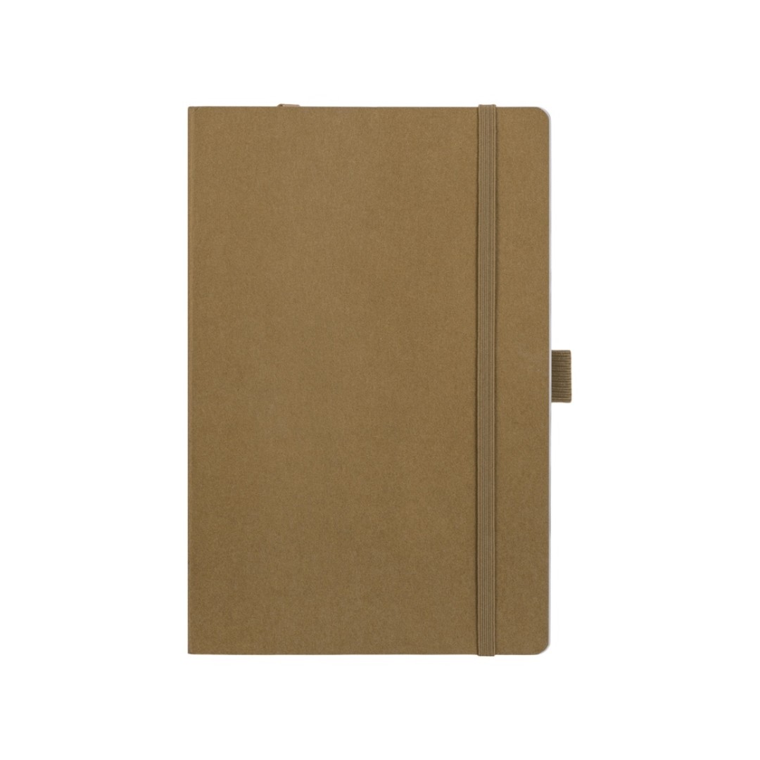 Блокнот из моющегося крафта и каменной бумаги А5 "Fleekstone", гибкая обложка, натуральный
