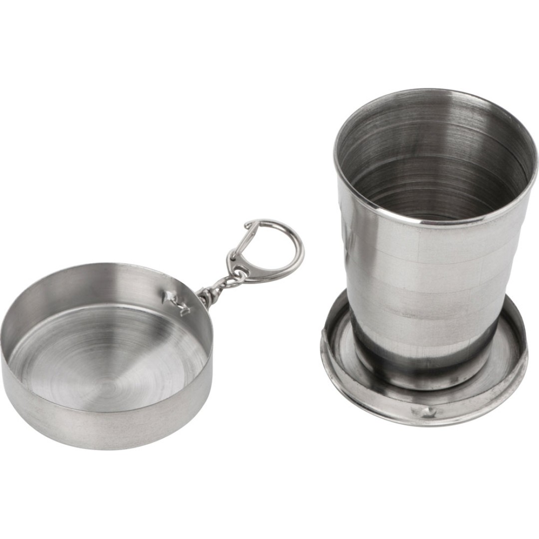 Набор «Подарочный»: фляга 511/2 (рыжая кожа), 2л+2 стаканчика+2 вилки