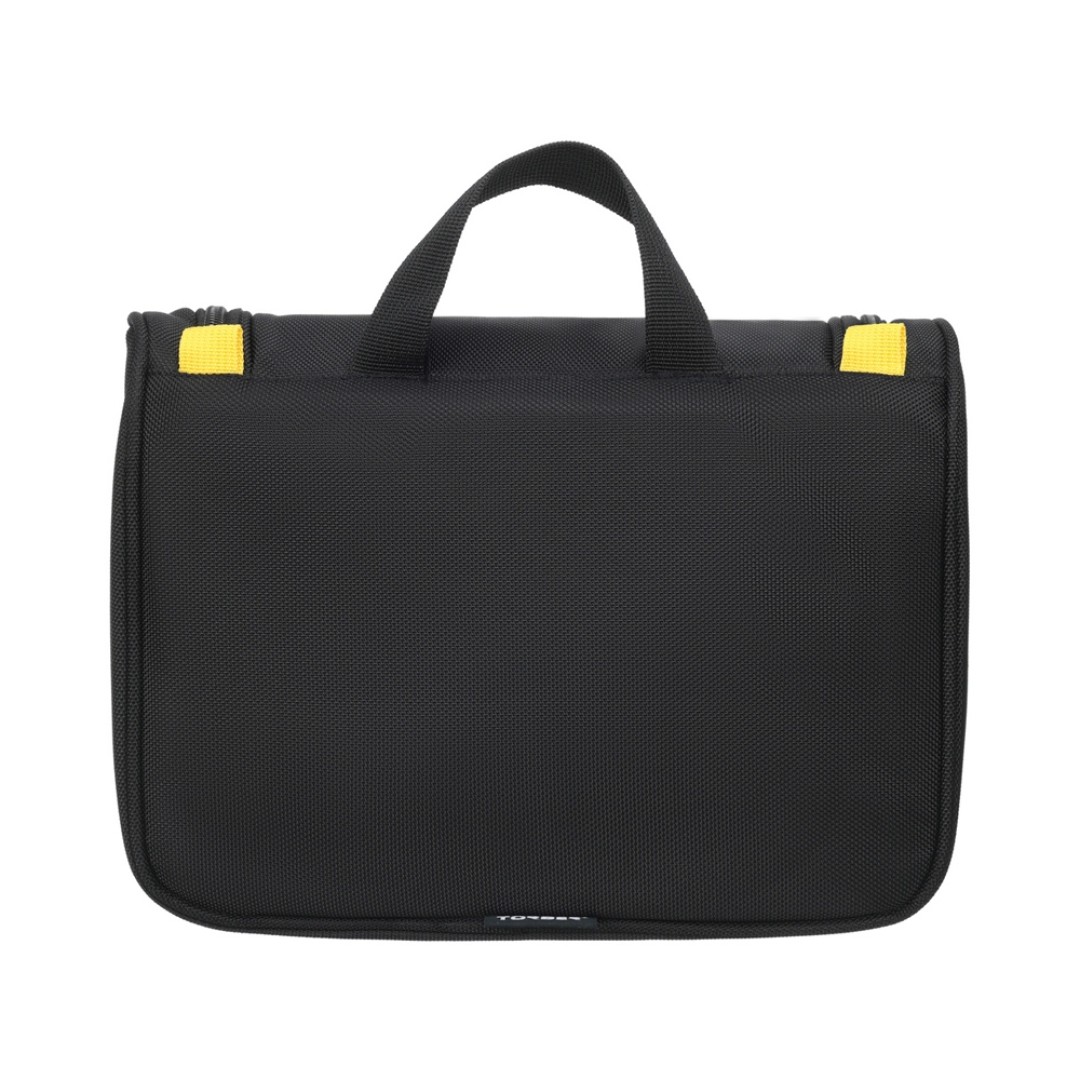 Несессер TORBER, дорожный, чёрный/серый, полиэстер, 27х11х22 см