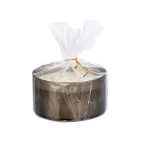 Свеча соевая ароматическая в стекле "Halo", черная