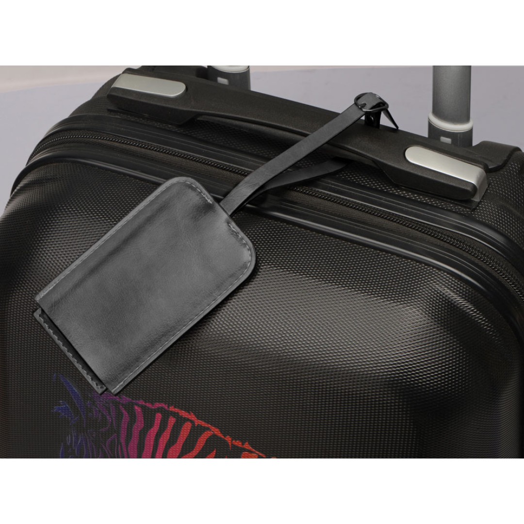 Багажная бирка из PU Fabrizio, серый