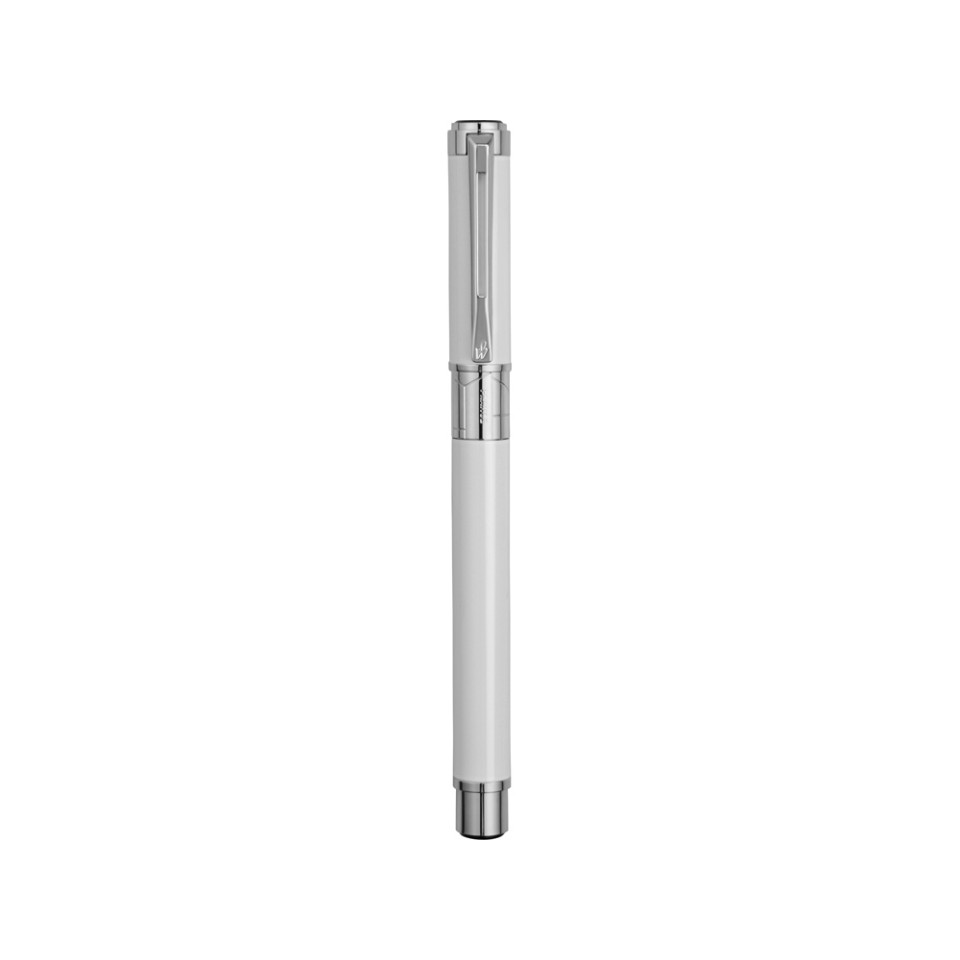 Ручка роллер Waterman «Perspective Pure White CT F», белый/серебристый