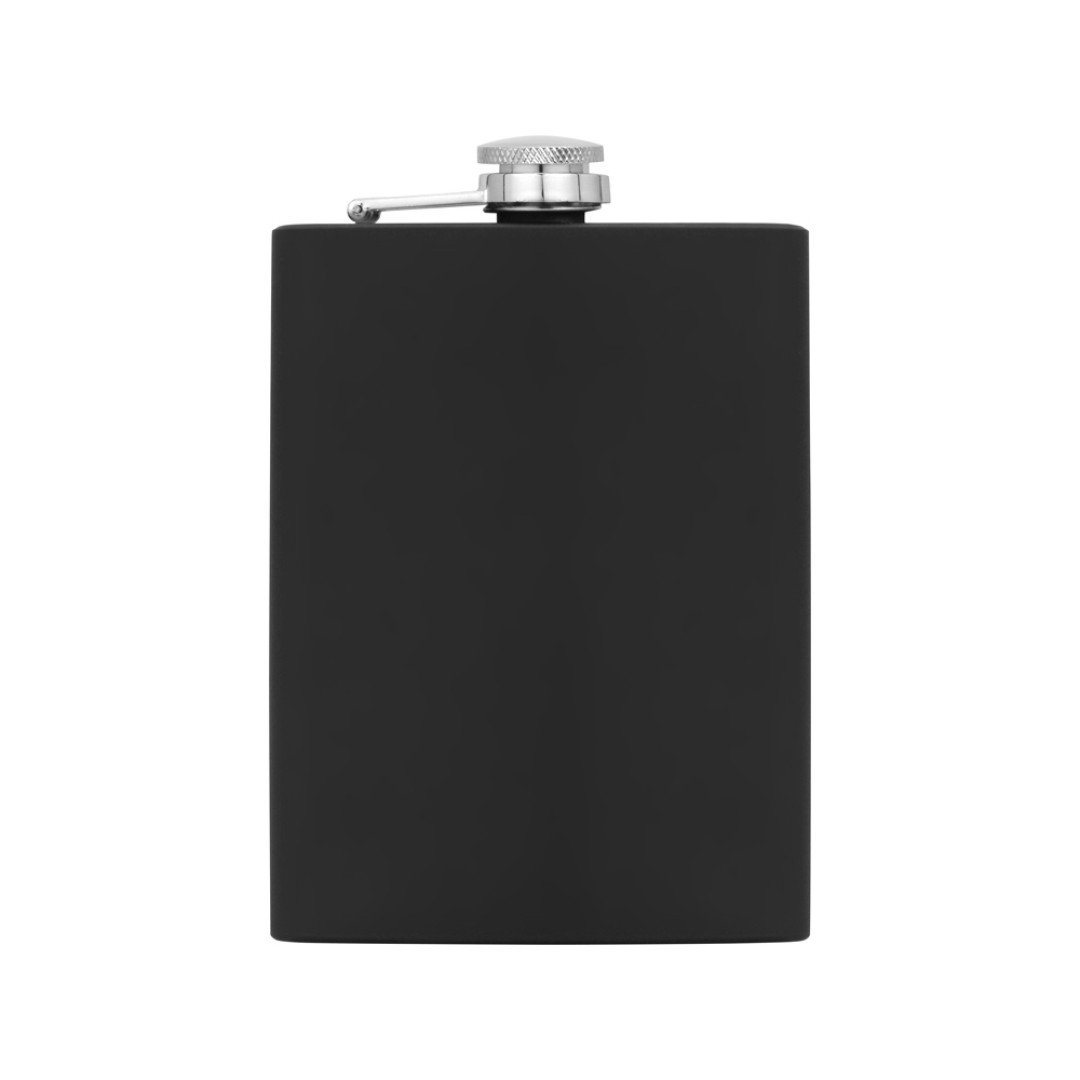 Фляжка 240 мл Remarque soft touch, 304 сталь, черный (P)