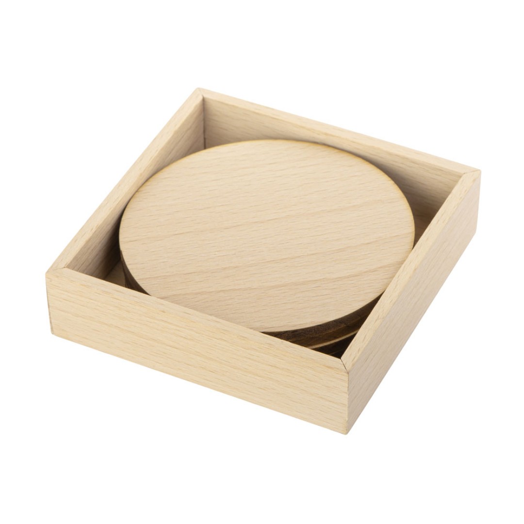 Набор круглых костеров на подставке "Drink"