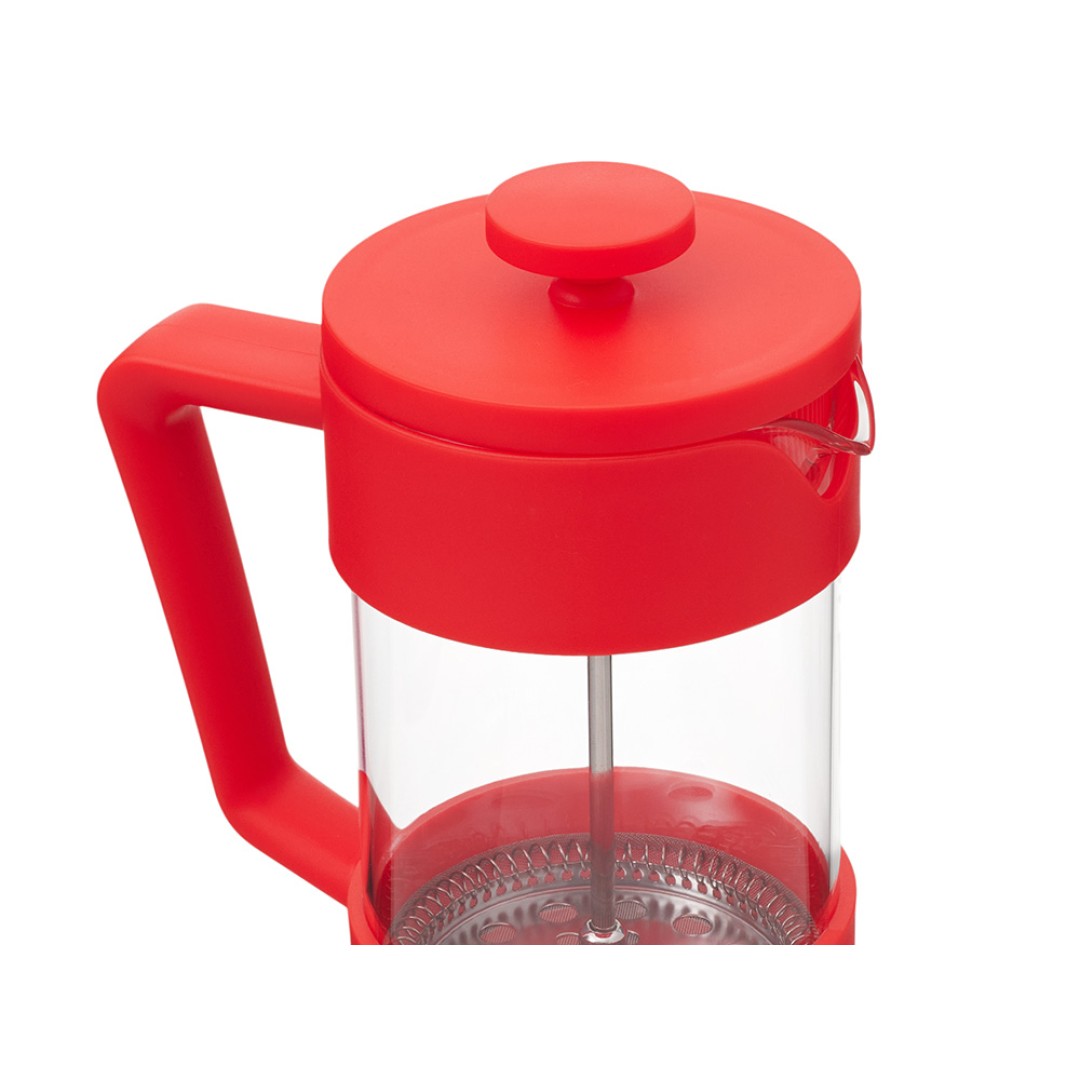 Пластиковый френч-пресс "Intense", 600мл, красный