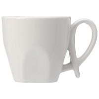 Кофейная пара с бамбуковым блюдцем "Mandy", белый