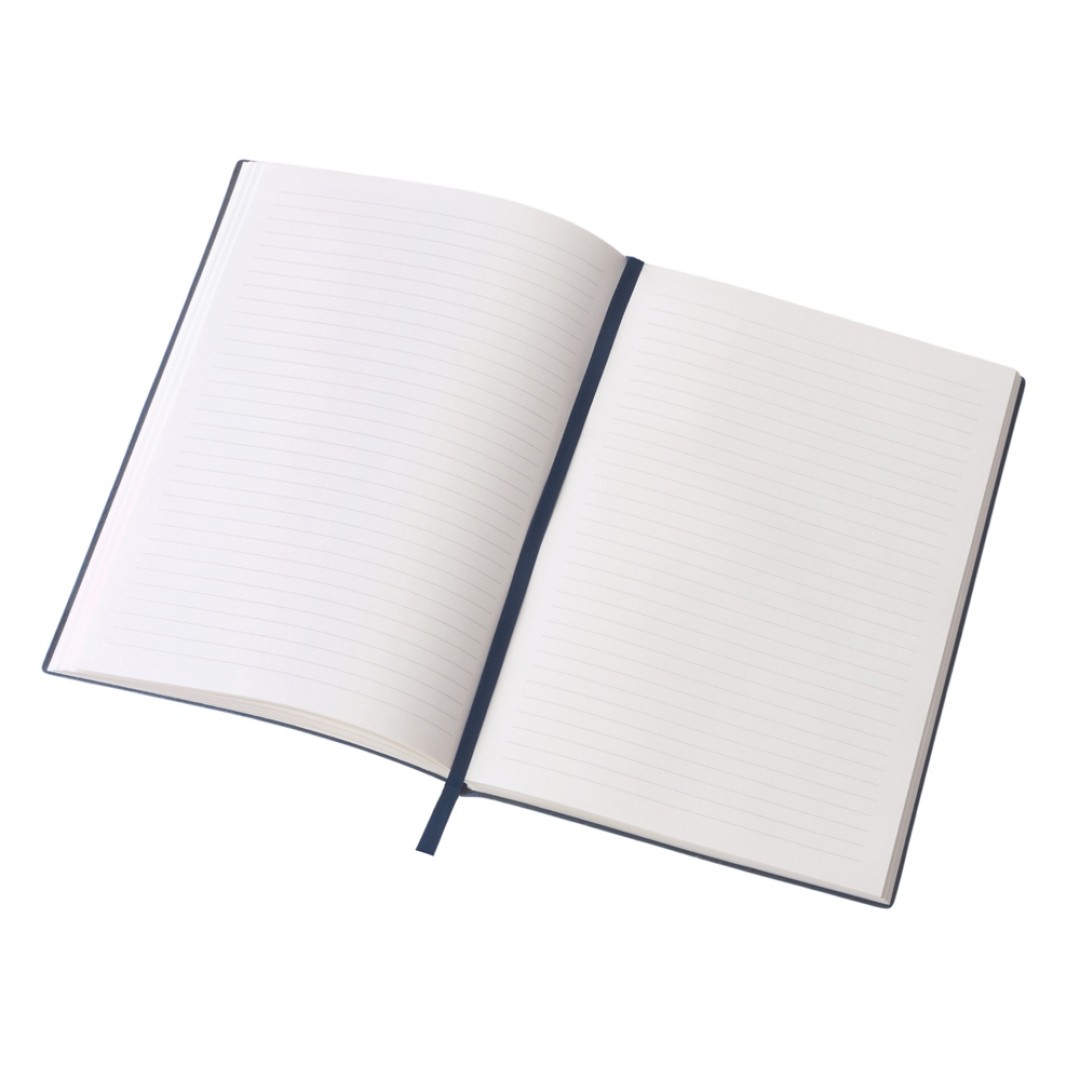 Блокнот А5 "Bradbury", гибкая обложка, 80 листов 80 гр/м2 FSC бумага, темно-синий