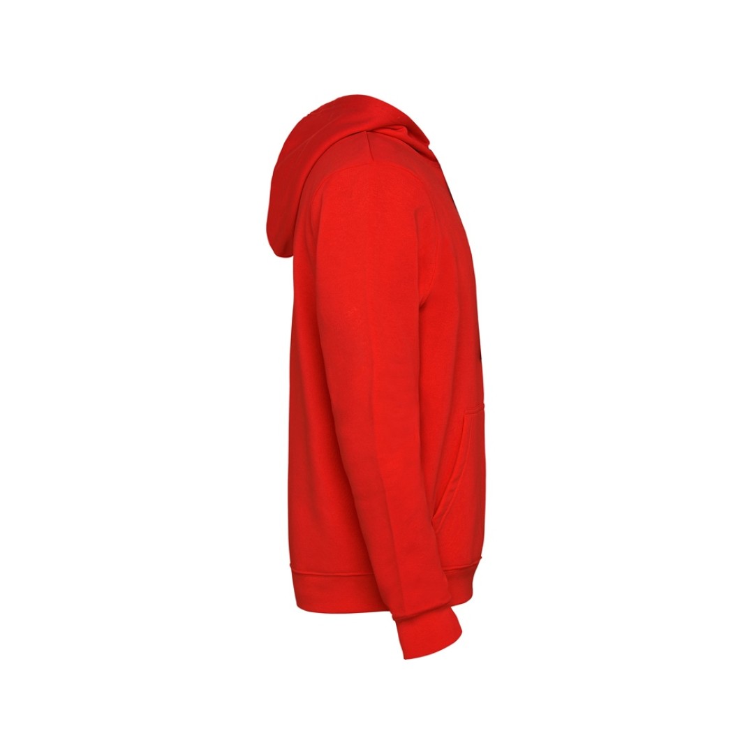 Толстовка с капюшоном "Urban" детская, красный/черный