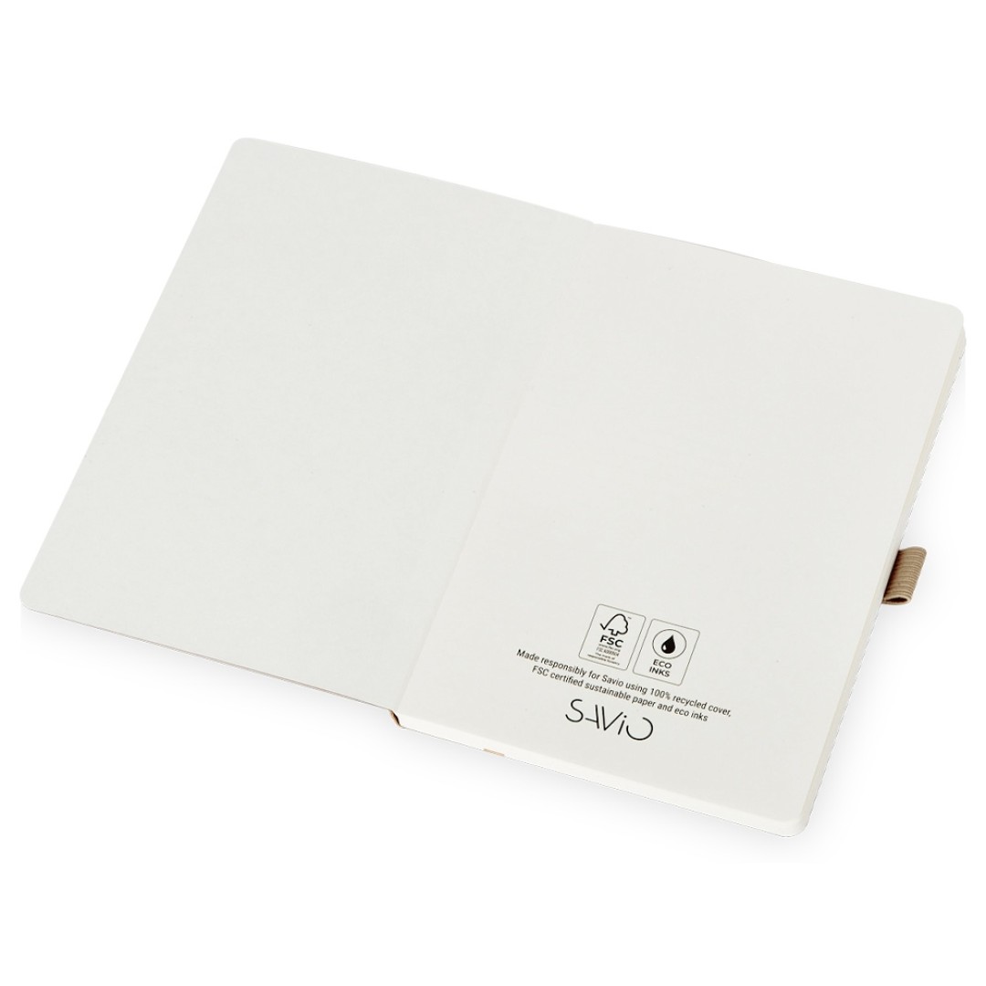Блокнот "Sevilia Soft", гибкая обложка из крафта A5, 80 листов, крафтовый/бежевый