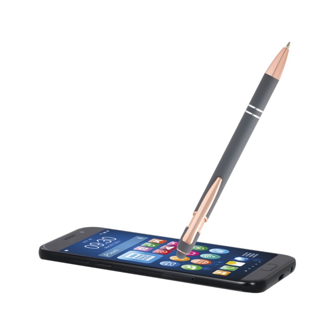 Nanna шариковая ручка с отделкой из розового золота - Twilight Grey (синие чернила)