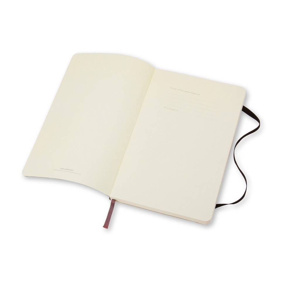 Записная книжка Moleskine Classic Soft (в линейку), Pocket (9х14 см), черный