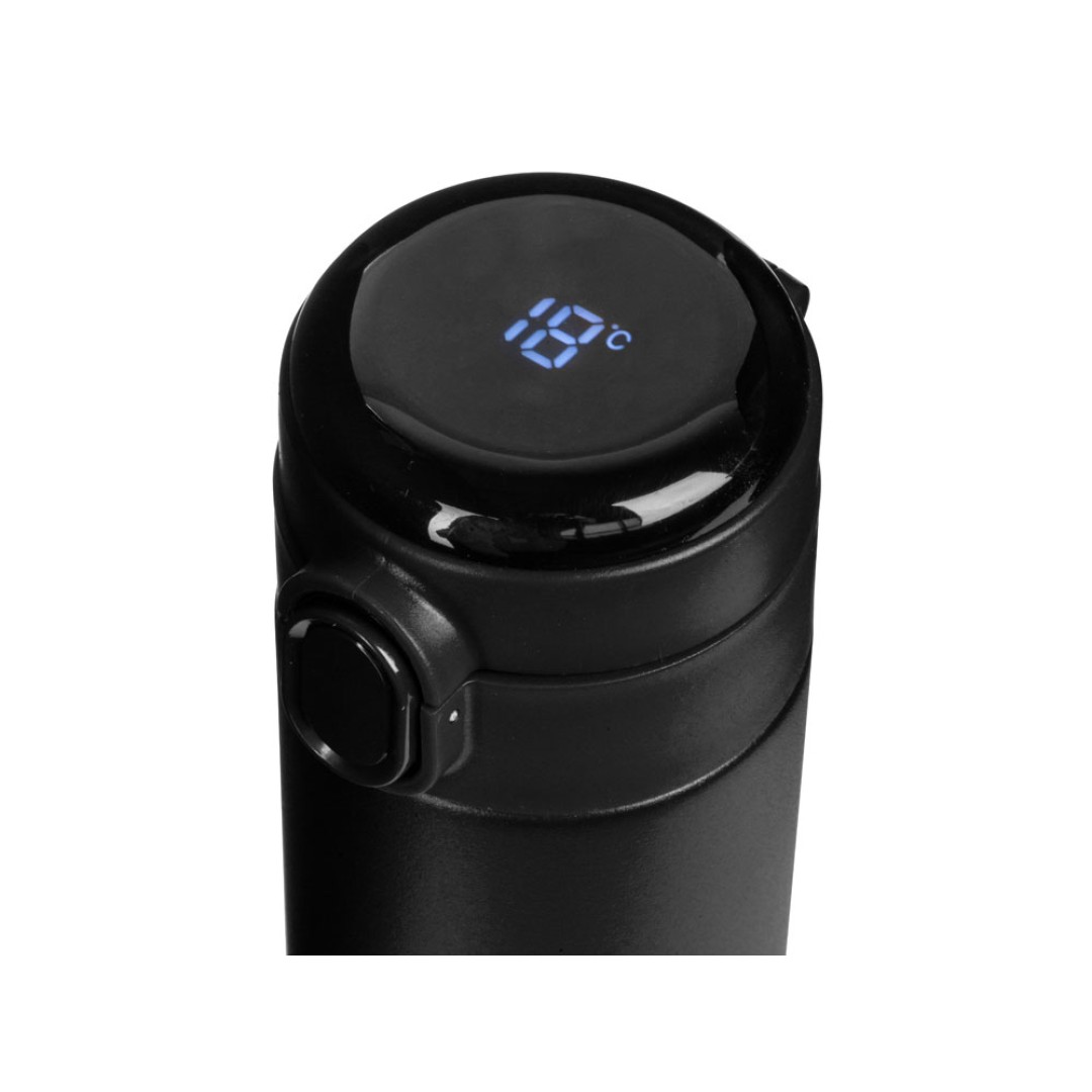 Вакуумная термокружка Waterline с медной изоляцией «Bravo», 400 мл, тубус, черный (Р)