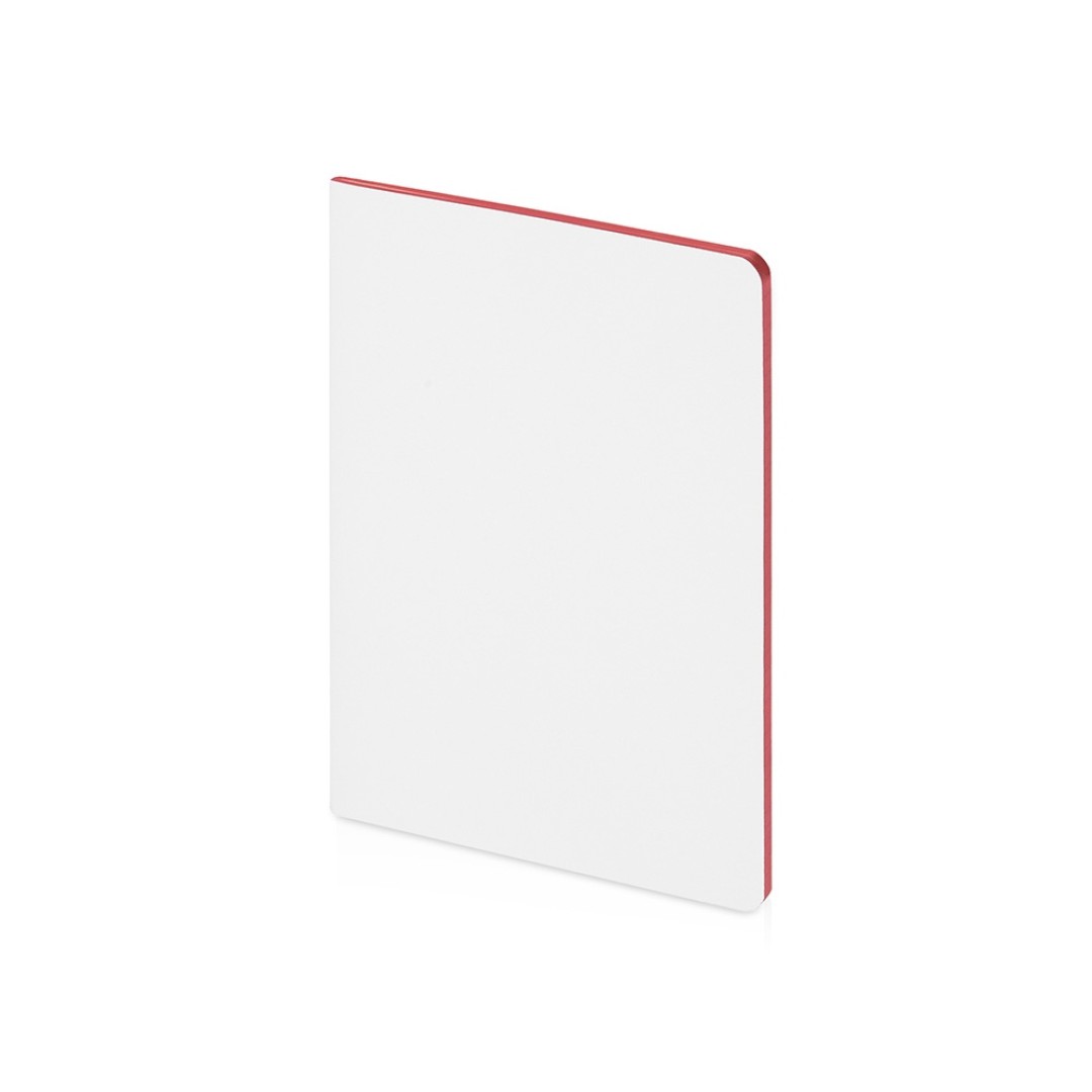 Бизнес-тетрадь А5 "Pragmatic Contrast", 40 листов в клетку, белый с красным срезом