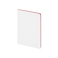 Бизнес-тетрадь А5 "Pragmatic Contrast", 40 листов в клетку, белый с красным срезом